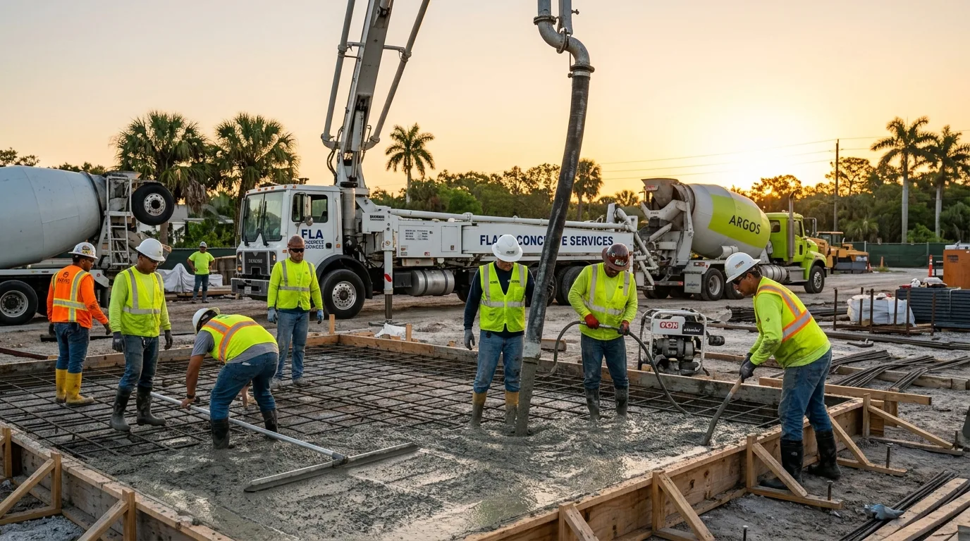 Best Time of Year to Pour Concrete in South Florida