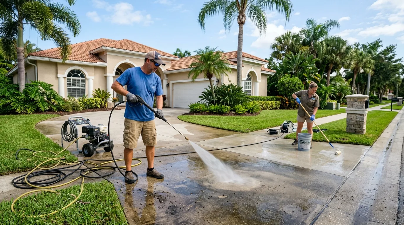 How to Protect Concrete from South Florida's Heat, Salt Air, and Rain