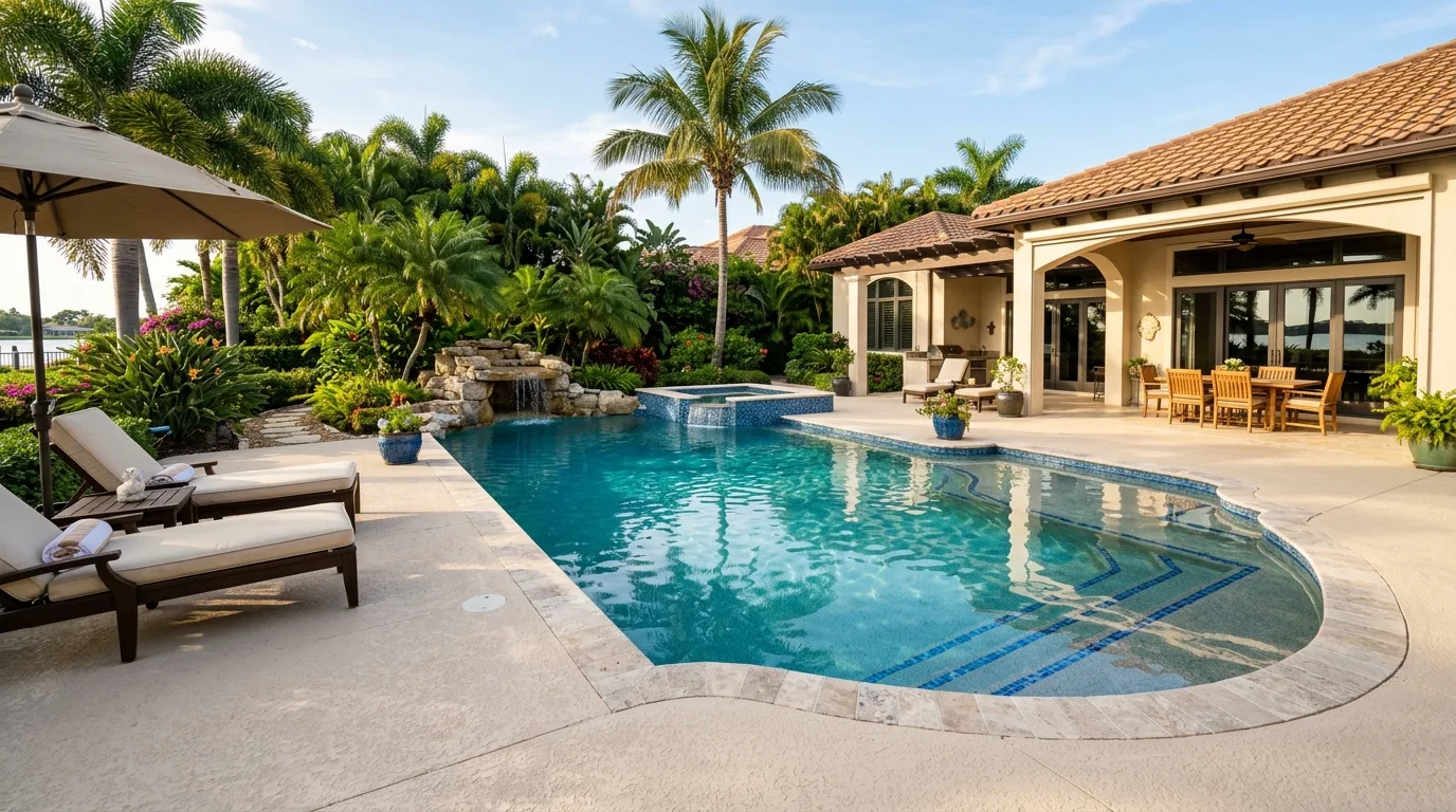Concrete Pool Deck Ideas for Wilton Manors Homes