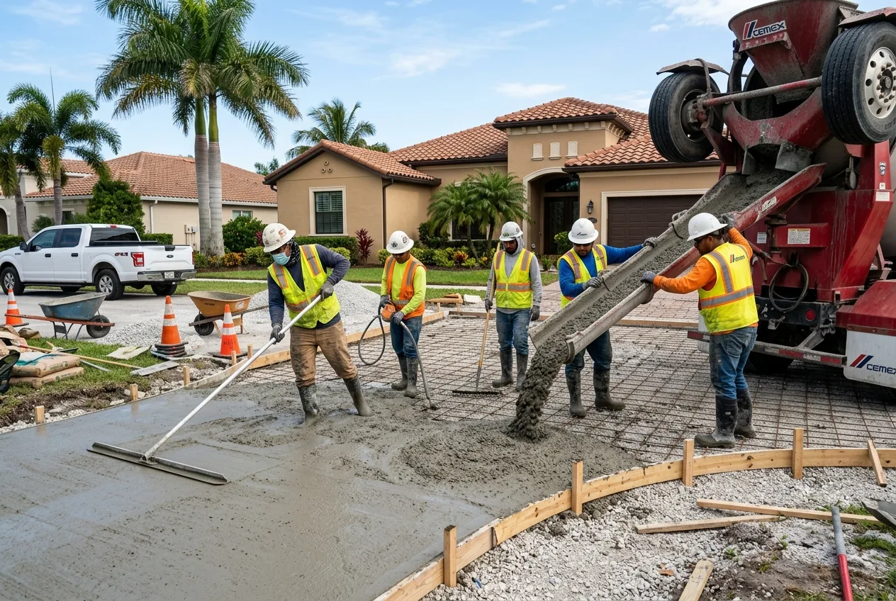 What to Expect During Concrete Driveway Installation in Florida